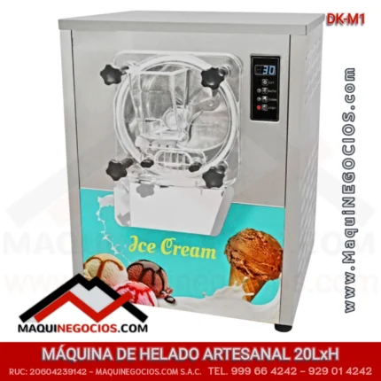 máquina para hacer helado duro artesanal 20 litros